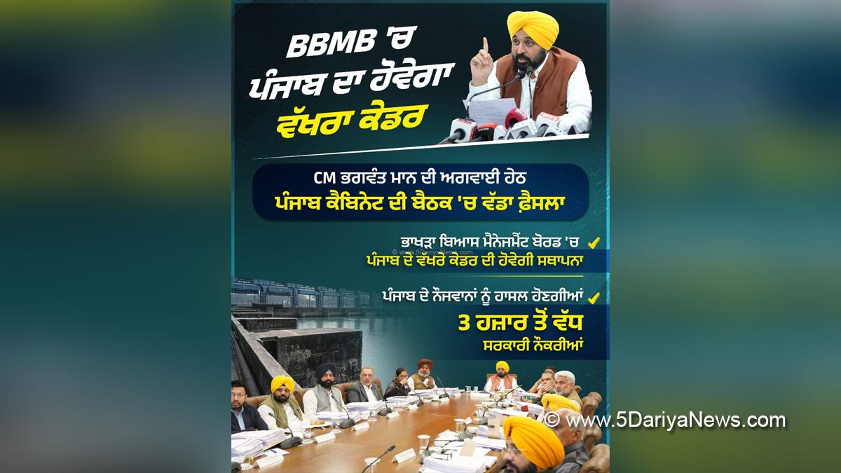 Bhagwant Mann, Bhagwant Singh Mann, AAP, Aam Aadmi Party, Aam Aadmi Party Punjab, AAP Punjab, Government of Punjab, Punjab Government, Punjab, Chief Minister Of Punjab, Cabinet Decision Punjab