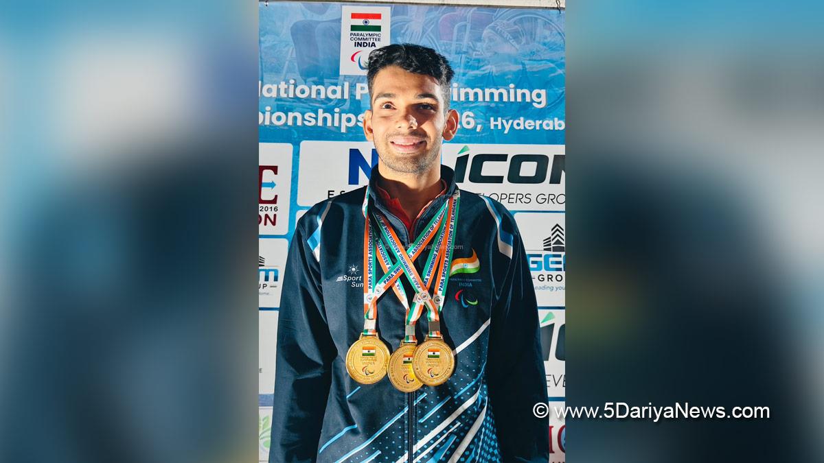 Sports News, Swimming, Para Swimming, National Para Swimming Championship, Himanshu Nandal