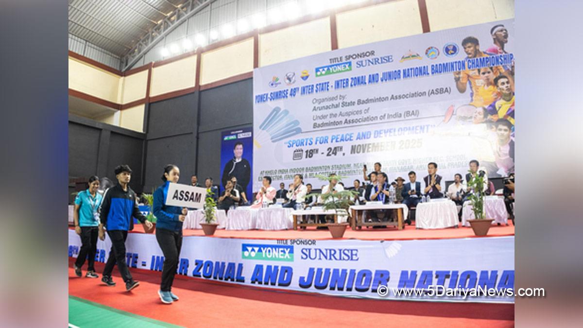 Pema Khandu, Itanagar, Arunachal Pradesh, Chief Minister of Arunachal Pradesh, 48th Junior National Badminton Championship