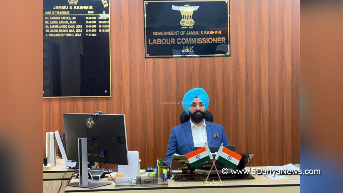 Charandeep Singh, Labour Commissioner JK, Kashmir, Jammu And Kashmir, Jammu