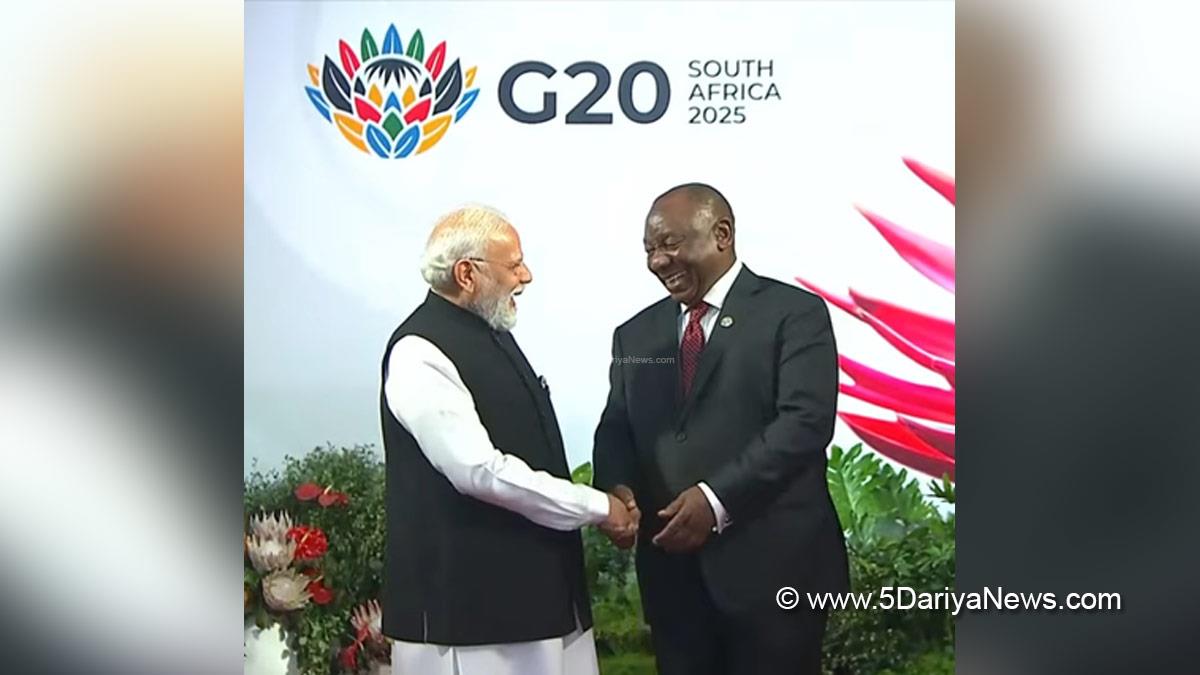 Narendra Modi, Modi, BJP, Bharatiya Janata Party, Prime Minister of India, Prime Minister, Narendra Damodardas Modi, Cyril Ramaphosa, G20 Leaders Summit