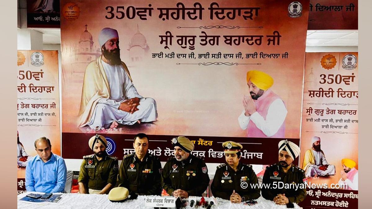 Religious, Sri Guru Tegh Bahadur Ji, 350th Martyrdom Anniversary, Sri Anandpur Sahib, AS Rai