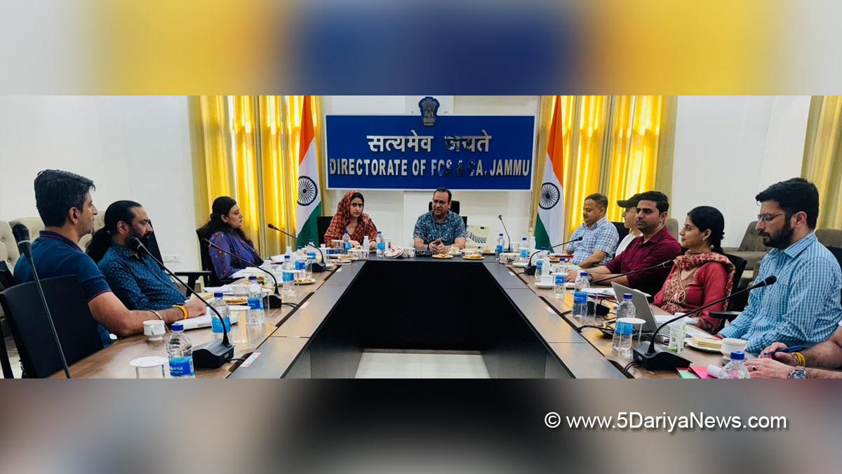 Saurabh Bhagat, Sourabh Bhagat, Commissioner Secretary FCSCA, Food Civil Supplies and Consumer Affairs, FCSCA, Kashmir, Jammu And Kashmir, Jammu