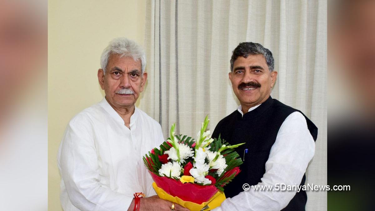 Manoj Sinha, Lieutenant Governor JK, Raj Bhavan, Jammu, Srinagar, Kashmir, Jammu And Kashmir, Jugal Kishore Sharma, Bharatiya Janata Party, BJP, BJP JK