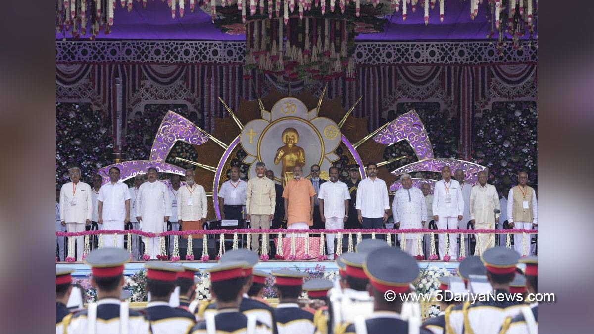 CP Radhakrishnan, Chandrapuram Ponnusami Radhakrishnan, Vice President of India, BJP, Bharatiya Janata Party, N Chandrababu Naidu, Nara Chandrababu Naidu, Chief Minister of Andhra Pradesh, Andhra Pradesh, Telugu Desam Party, TDP, Sri Sathya Sai Baba