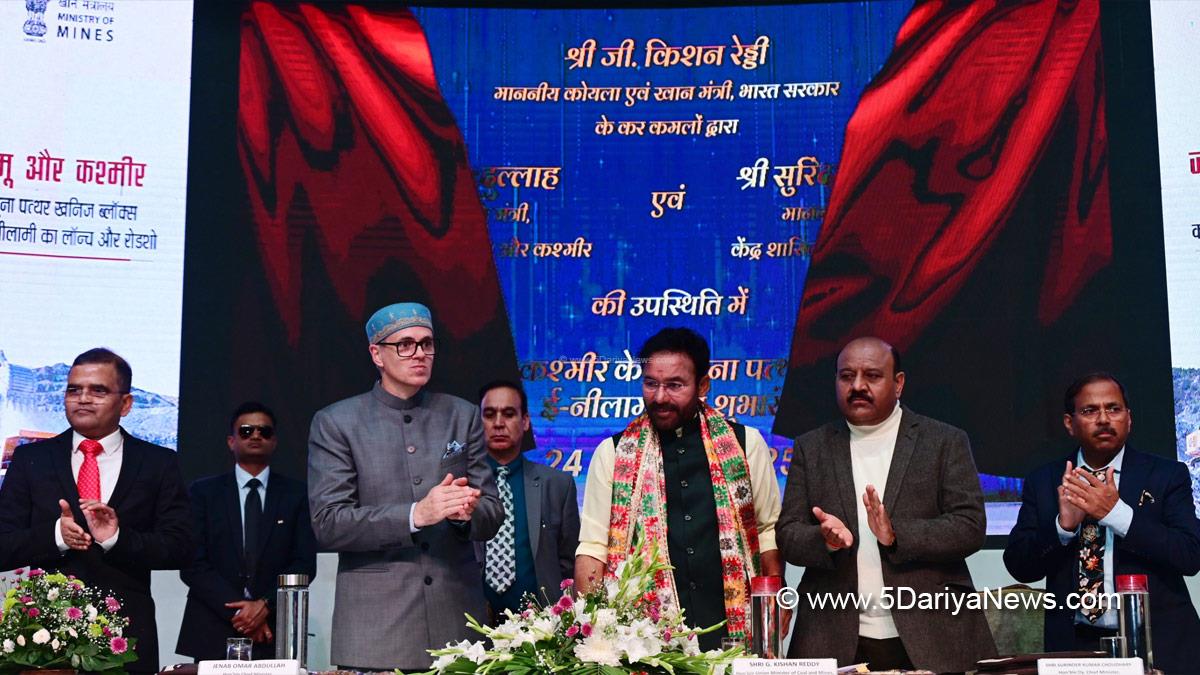 Omar Abdullah, Chief Minister of JK, Jammu and Kashmir National Conference, National Conference, Srinagar, Kashmir, Jammu And Kashmir, Jammu, Surinder Kumar Choudhary, Gangapuram Kishan Reddy, G Kishan Reddy, BJP, Bharatiya Janata Party