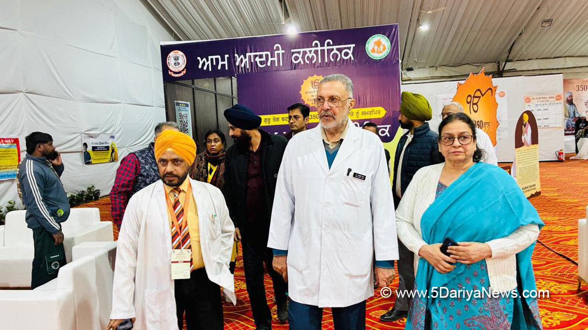Dr Balbir Singh, AAP, Aam Aadmi Party, Aam Aadmi Party Punjab, AAP Punjab, Government of Punjab, Punjab Government, Sri Guru Tegh Bahadur Ji, 350th Martyrdom Anniversary, Sri Anandpur Sahib