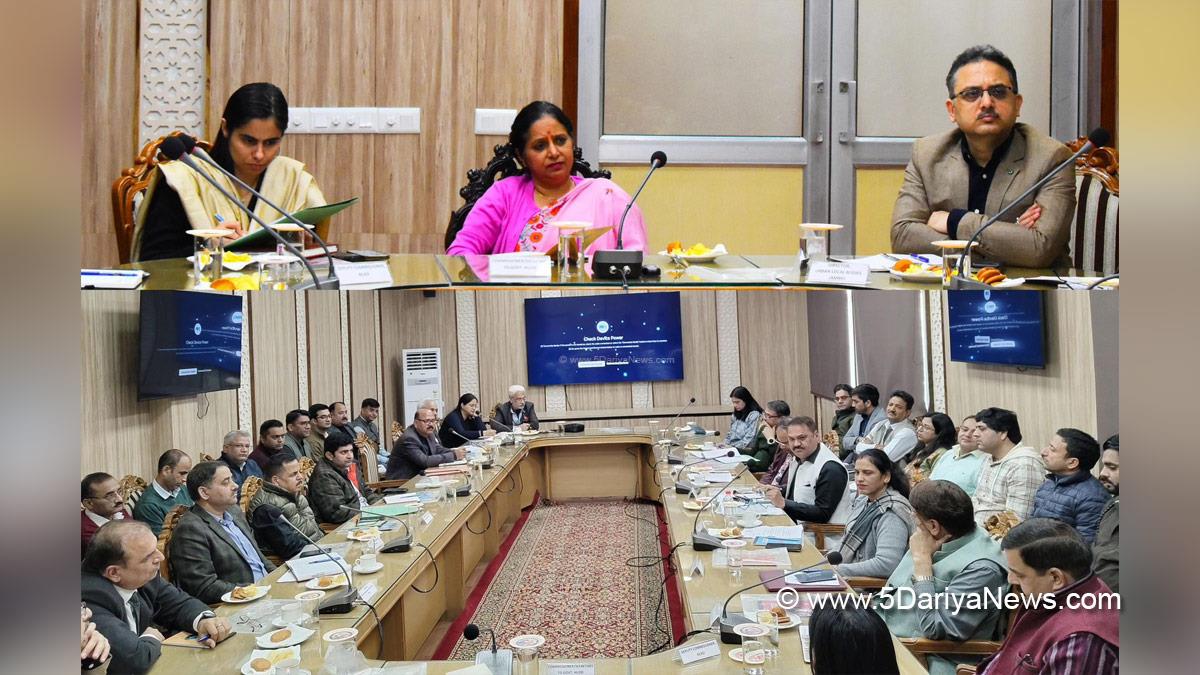 Mandeep Kaur, Commissioner Secretary HUDD, Housing and Urban Development Department, HUDD, Srinagar, Kashmir, Jammu And Kashmir, Jammu, Nidhi Malik, Reasi, Deputy Commissioner Reasi