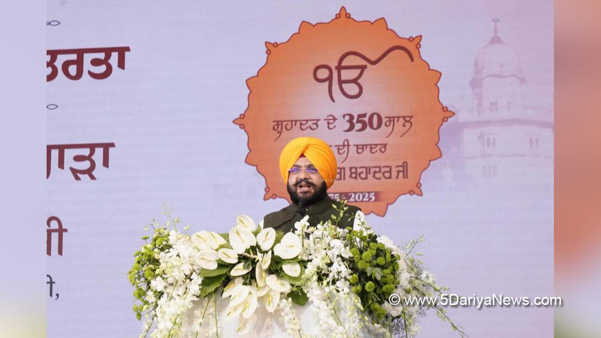 Tarunpreet Singh Sond, AAP, Aam Aadmi Party, Aam Aadmi Party Punjab, AAP Punjab, Government of Punjab, Punjab Government, Aman Arora, Harjot Singh Bains, Malwinder Singh Kang, Sri Anandpur Sahib, Religious