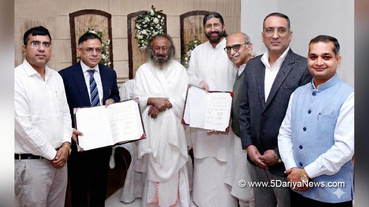 Vijay Singh Dahiya, Commissioner and Secretary, Department of Animal Husbandry and Dairying, Sri Sri Ravi Shankar Ji, Haryana