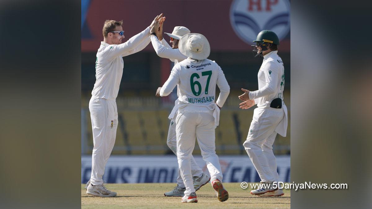 Sports News, Cricket, Cricketer, Player, Bowler, Batsman, India, South Africa, 2nd Test, Guwahati Test, Simon Harmer