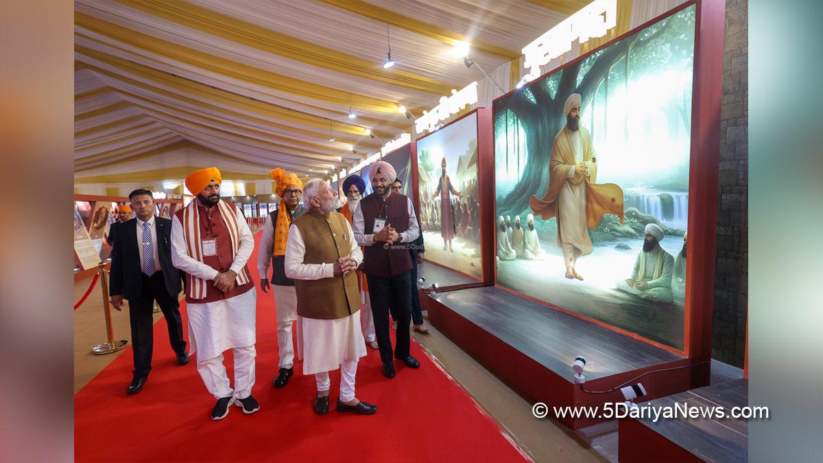 Narendra Modi, Modi, BJP, Bharatiya Janata Party, Prime Minister of India, Prime Minister, Narendra Damodardas Modi, Nayab Singh Saini, Chief Minister of Haryana, BJP Haryana, Governor of Haryana, Prof Ashim Kumar Ghosh, Sri Guru Tegh Bahadur Ji