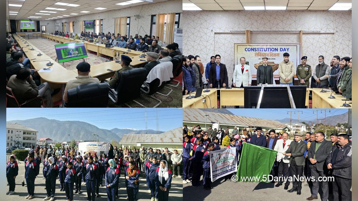 Pankaj Kumar Sharma, Kishtwar, DC Kishtwar, Deputy Commissioner Kishtwar, Kashmir, Jammu And Kashmir, Jammu, District Administration Kishtwar, Samvidhan Diwas, Constitution Day