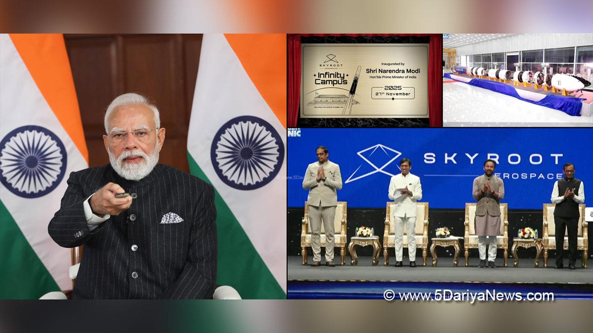 Narendra Modi, Modi, BJP, Bharatiya Janata Party, Prime Minister of India, Prime Minister, Narendra Damodardas Modi, Gangapuram Kishan Reddy, G Kishan Reddy, Skyroots Infinity Campus