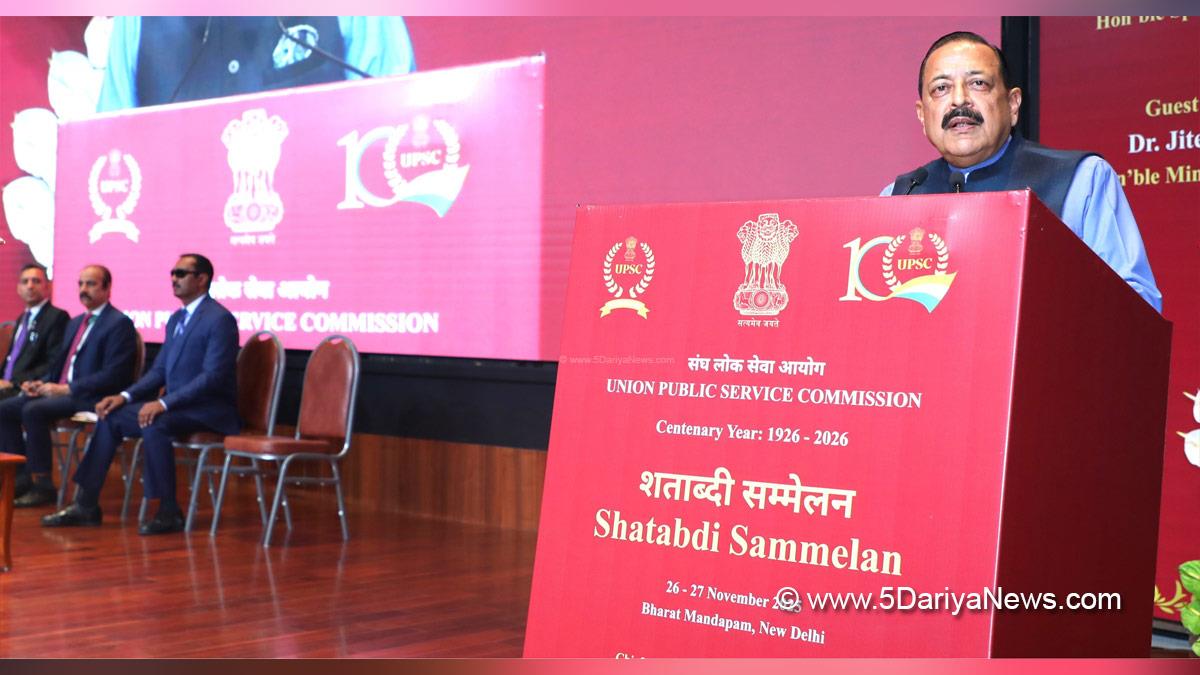 Dr Jitendra Singh, Bharatiya Janata Party, BJP, Union Minister of Earth Sciences, Union Public Service Commission, UPSC