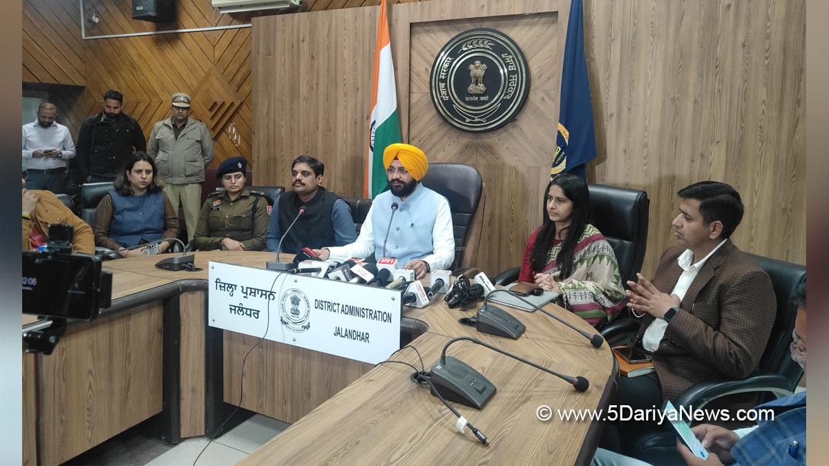 Tarunpreet Singh Sond, AAP, Aam Aadmi Party, Aam Aadmi Party Punjab, AAP Punjab, Government of Punjab, Punjab Government, Himanshu Aggarwal, Dr Himanshu Aggarwal, DC Jalandhar, Jalandhar, Deputy Commissioner Jalandhar