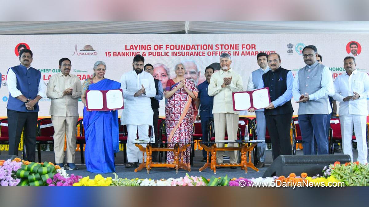 Nirmala Sitharaman, Union Minister for Finance and Corporate Affairs, BJP, Bharatiya Janata Party, N Chandrababu Naidu, Nara Chandrababu Naidu, Chief Minister of Andhra Pradesh, Andhra Pradesh, Telugu Desam Party, TDP, Pawan Kalyan
