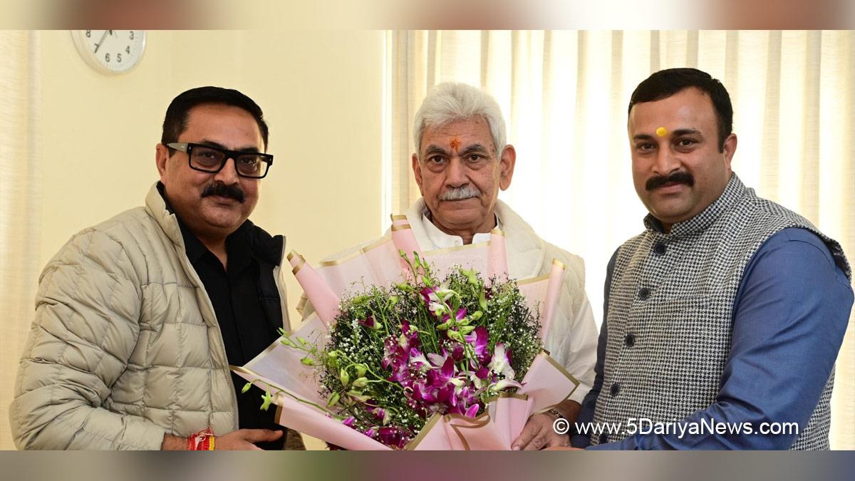 Manoj Sinha, Lieutenant Governor JK, Raj Bhavan, Jammu, Srinagar, Kashmir, Jammu And Kashmir, Mahant Rohit Shastri