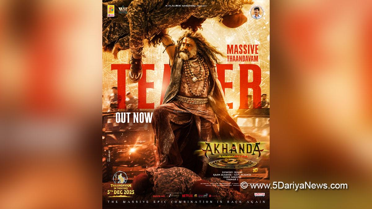 Tollywood, Entertainment, Actor, Actress, Cinema, Movie, Telugu Films, Nandamuri Balakrishna, Akhanda 2 Thaandavam
