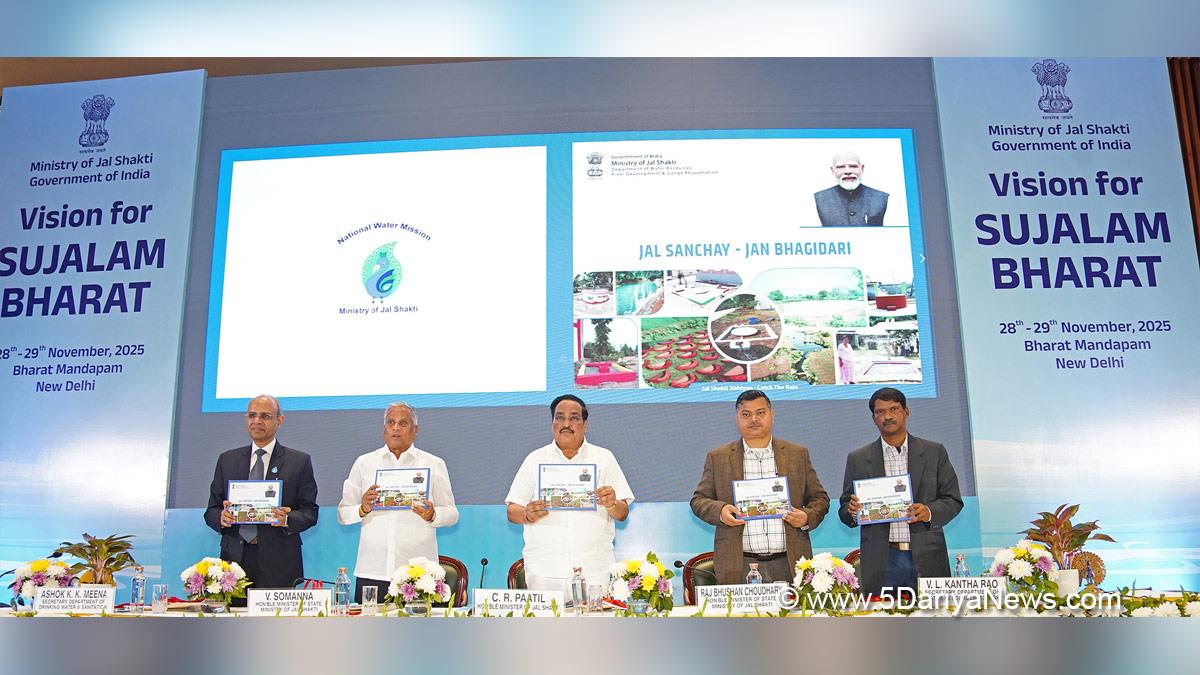 CR Paatil, Chandrakant Raghunath Paatil, Union Minister for Jal Shakti, BJP, Bharatiya Janata Party, Vision for Sujalam Bharat, Vision for Sujalam Bharat Summit 2025
