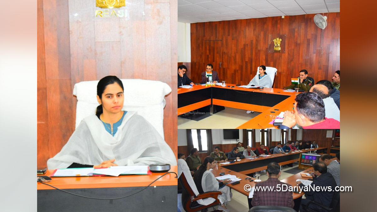 Nidhi Malik, Reasi, Deputy Commissioner Reasi, Kashmir, Jammu And Kashmir, Jammu, District Administration Reasi, District Level Narco Coordination Centre, NCORD