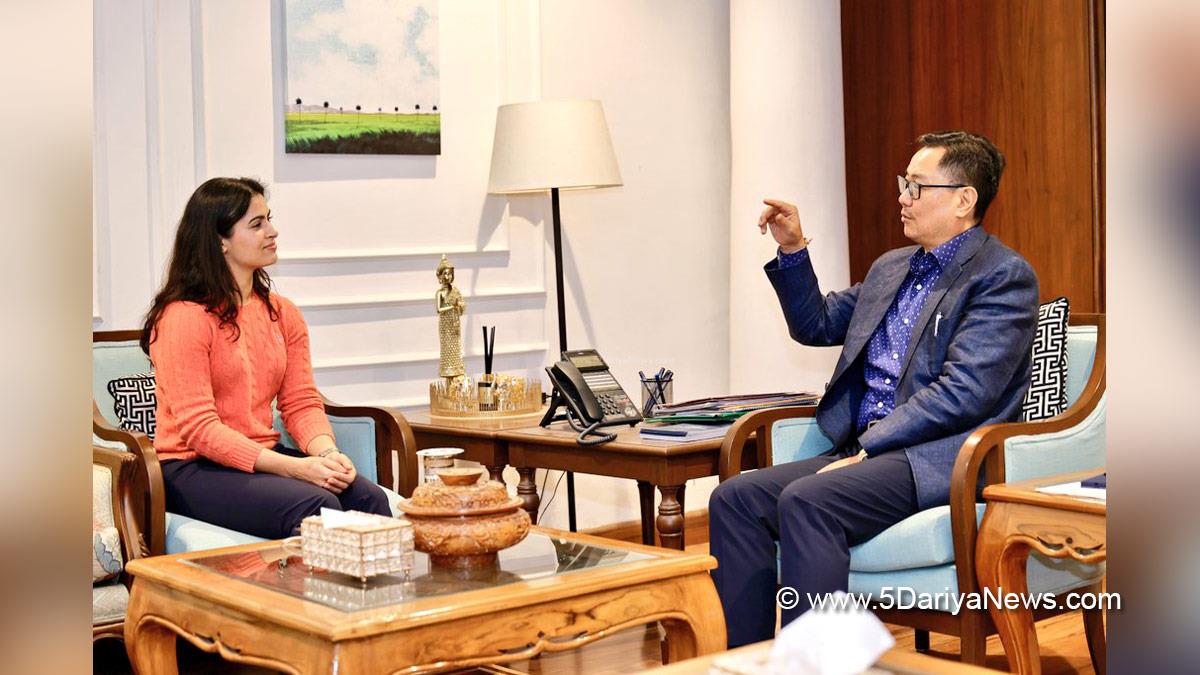 Kiren Rijiju, BJP, Bharatiya Janata Party, Union Minister of Parliamentary Affairs and Minority Affairs