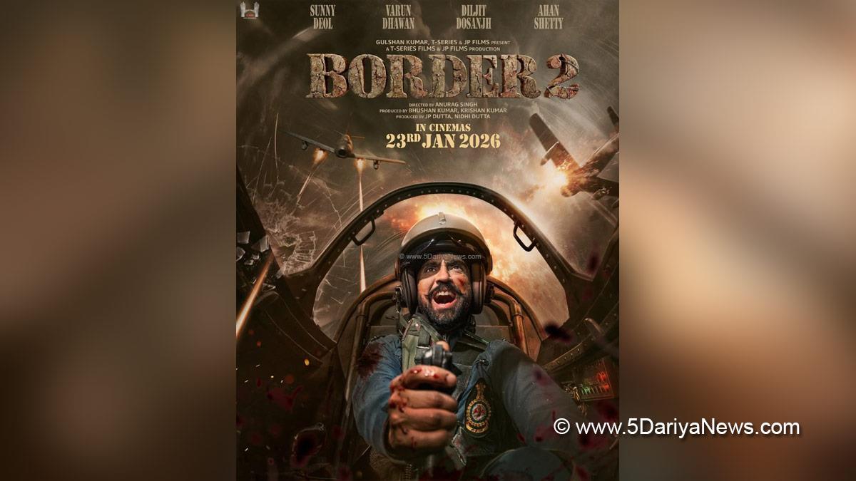 Diljit Dosanjh, Bollywood, Entertainment, Mumbai, Actor, Cinema, Hindi Films, Movie, Mumbai News, Border 2, Border 2 Poster, Border 2 First Look