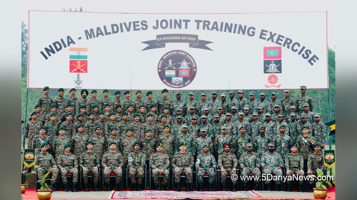 Military, Indian Army, Maldives National Defence Force, MNDF, Joint Military Exercise EKUVERIN