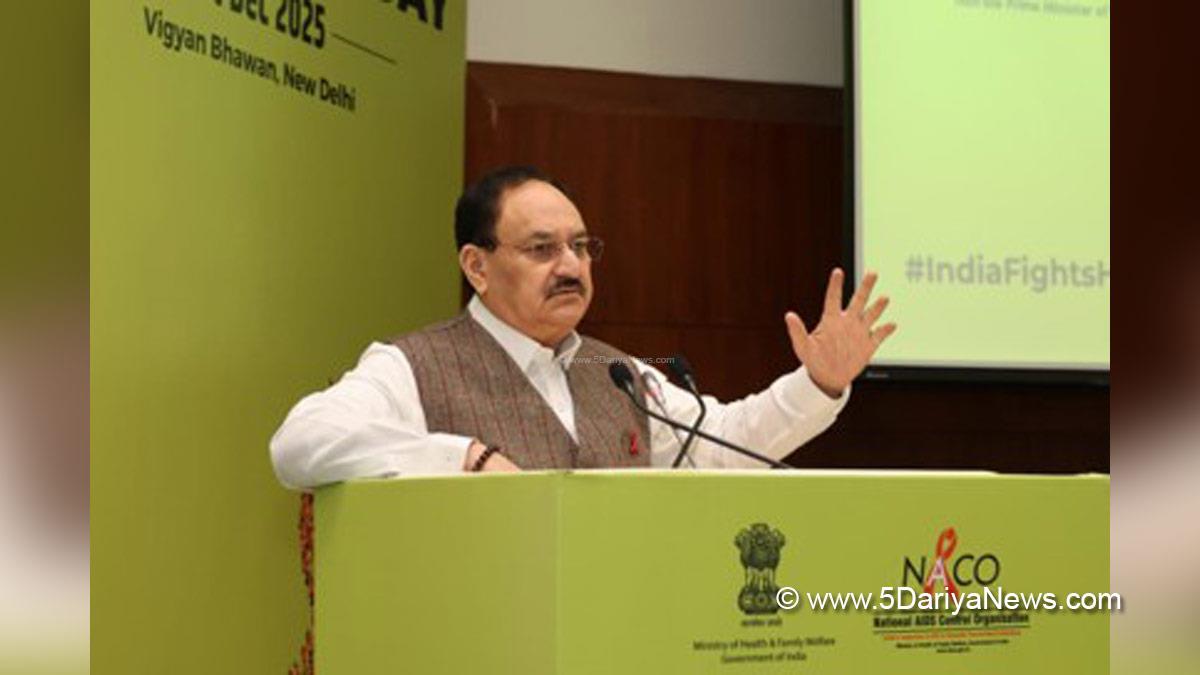 Jagat Prakash Nadda, JP Nadda, BJP, Bharatiya Janata Party, World AIDS Day 2025