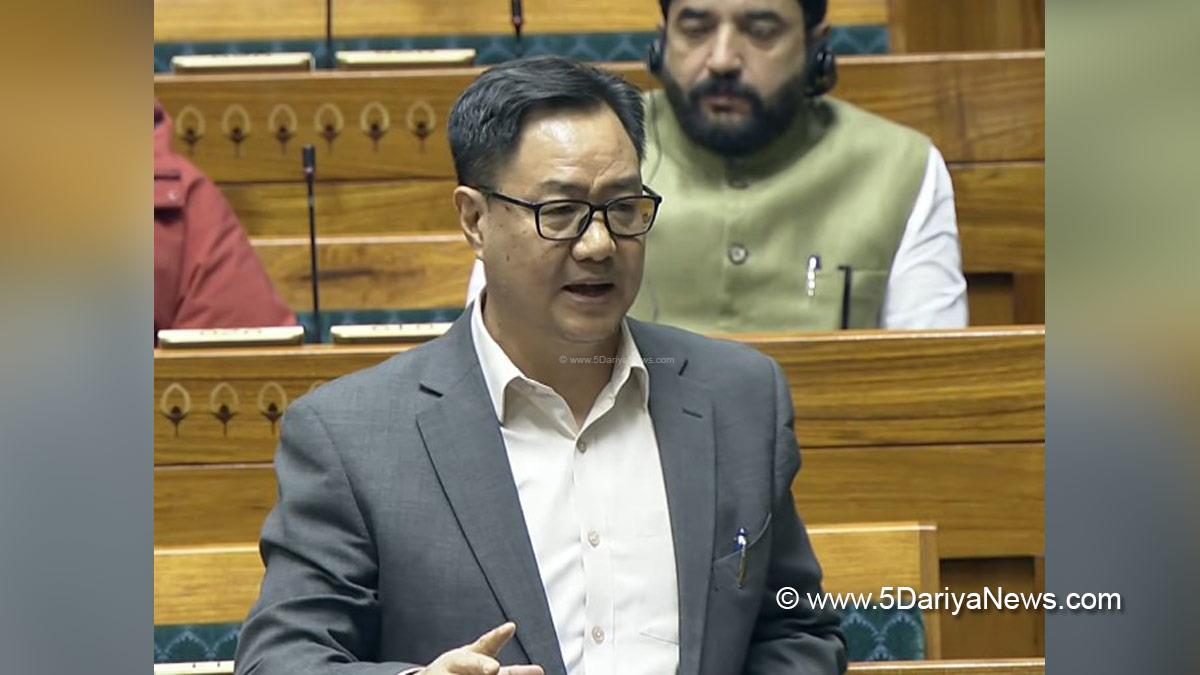 Kiren Rijiju, BJP, Bharatiya Janata Party, Union Minister of Parliamentary Affairs and Minority Affairs, Special Intensive Revision, SIR