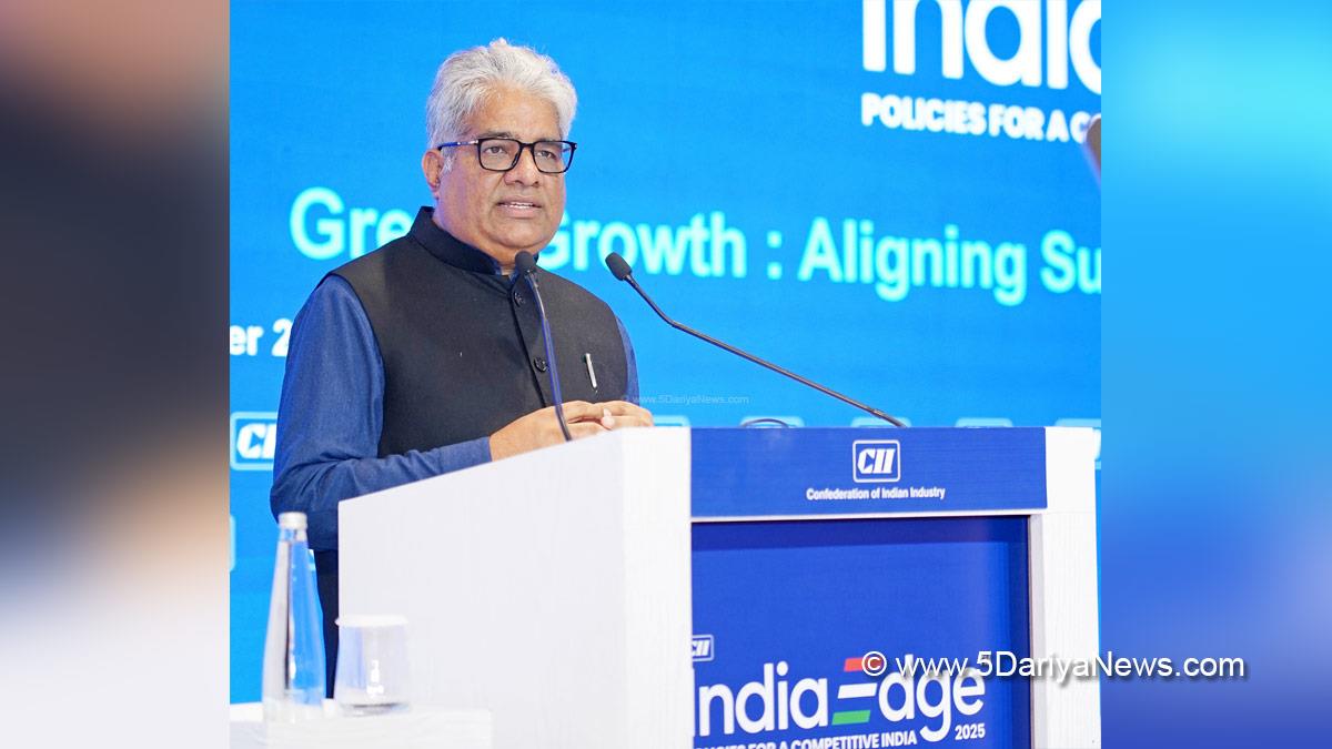 Bhupender Yadav, Bhupendra Yadav, BJP, Bharatiya Janata Party, Union Minister for Environment Forest and Climate Change, CII IndiaEdge 2025