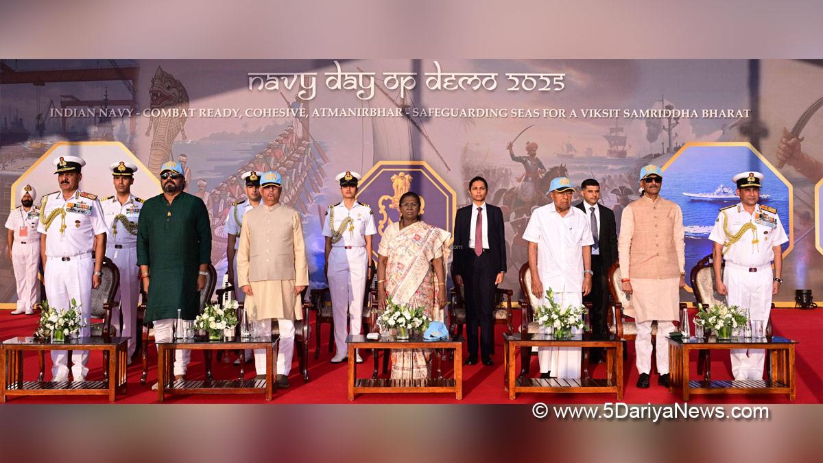 Droupadi Murmu, President of India, President, Indian President, Rashtrapati, Sanjay Seth, Suresh Gopi, Military, Indian Navy, Navy Day 2025