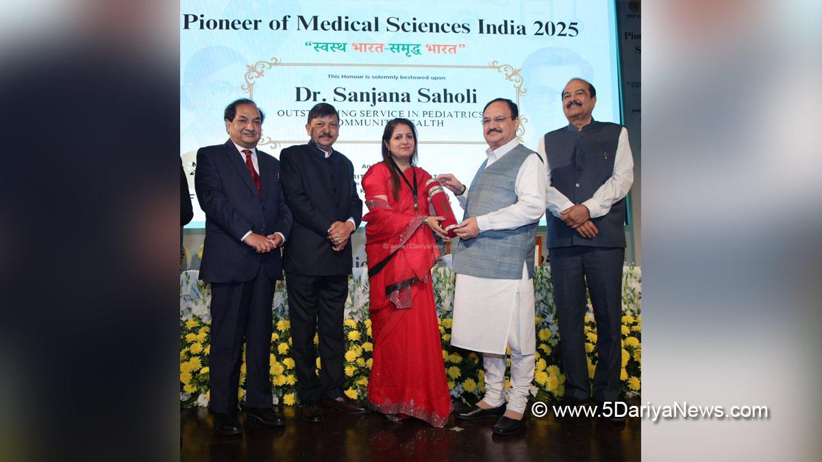 Health, Jagat Prakash Nadda, JP Nadda, BJP, Bharatiya Janata Party, Dr Sanjana Saholi