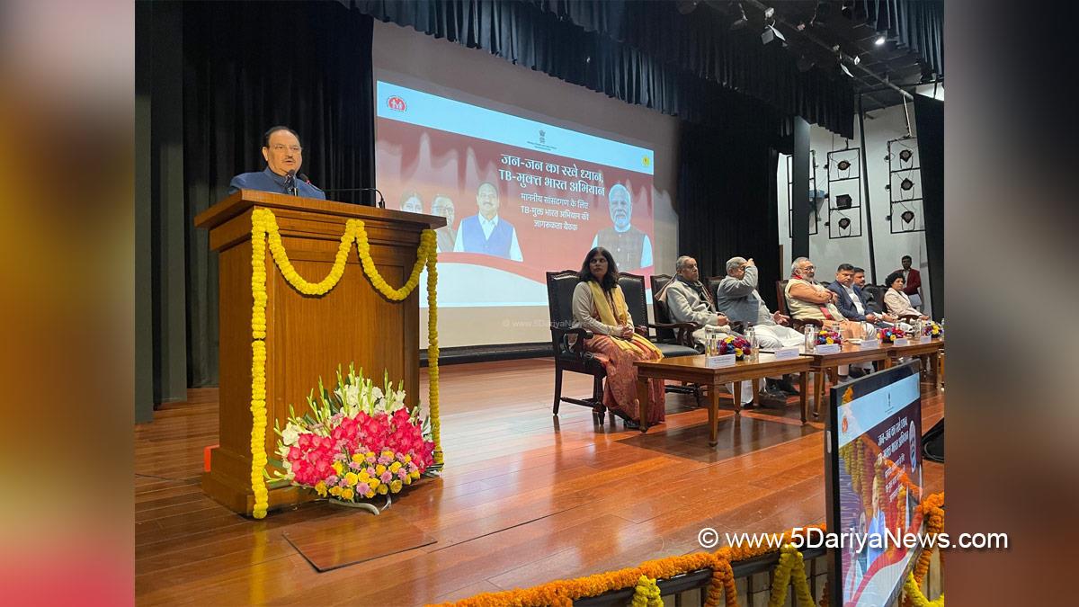 Jagat Prakash Nadda, JP Nadda, BJP, Bharatiya Janata Party, Giriraj Singh, Rajiv Ranjan Singh, Satish Chandra Dubey, TB Mukt Bharat Abhiyan