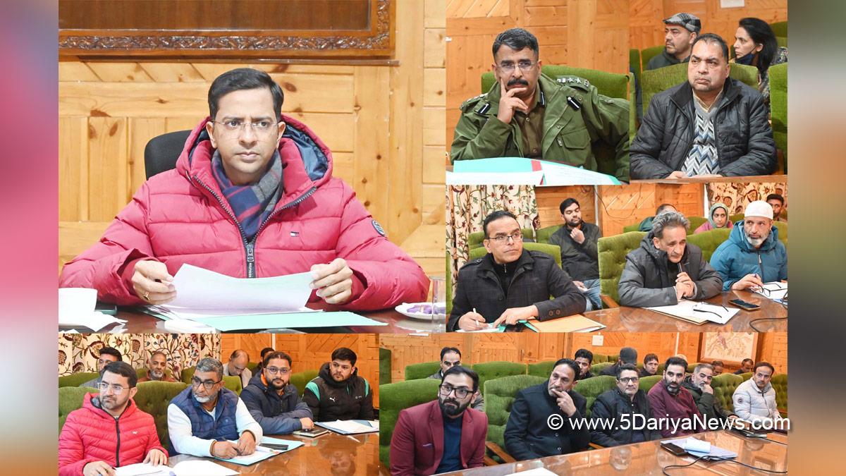 Shishir Gupta, Shopian, DC Shopian, Deputy Commissioner Shopian, Kashmir, Jammu And Kashmir, Jammu, District Administration Shopian, District Road Safety Committee