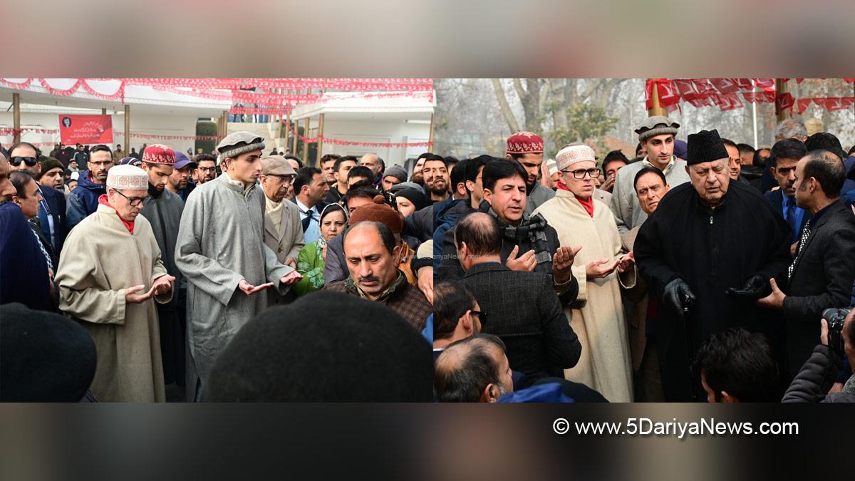 Omar Abdullah, Chief Minister of JK, Jammu and Kashmir National Conference, National Conference, Srinagar, Kashmir, Jammu And Kashmir, Jammu, Dr Farooq Abdullah
