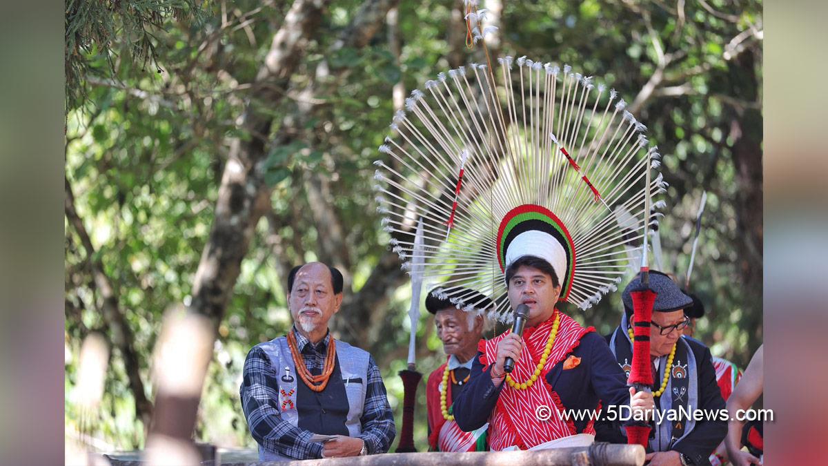 Jyotiraditya Scindia, Jyotiraditya Madhavrao Scindia, BJP, Bharatiya Janata Party, Neiphiu Rio, Chief Minister of Nagaland, Nagaland, Kohima, Nationalist Democratic Progressive Party