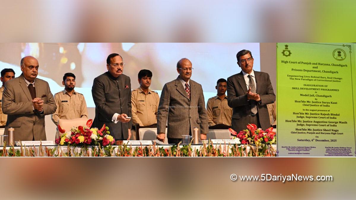 Judiciary, Surya Kant, Justice Surya Kant, Chief Justice of India, Dr Sumita Misra, Anurag Rastogi, Chief Secretary Haryana, Gurugram, Haryana 