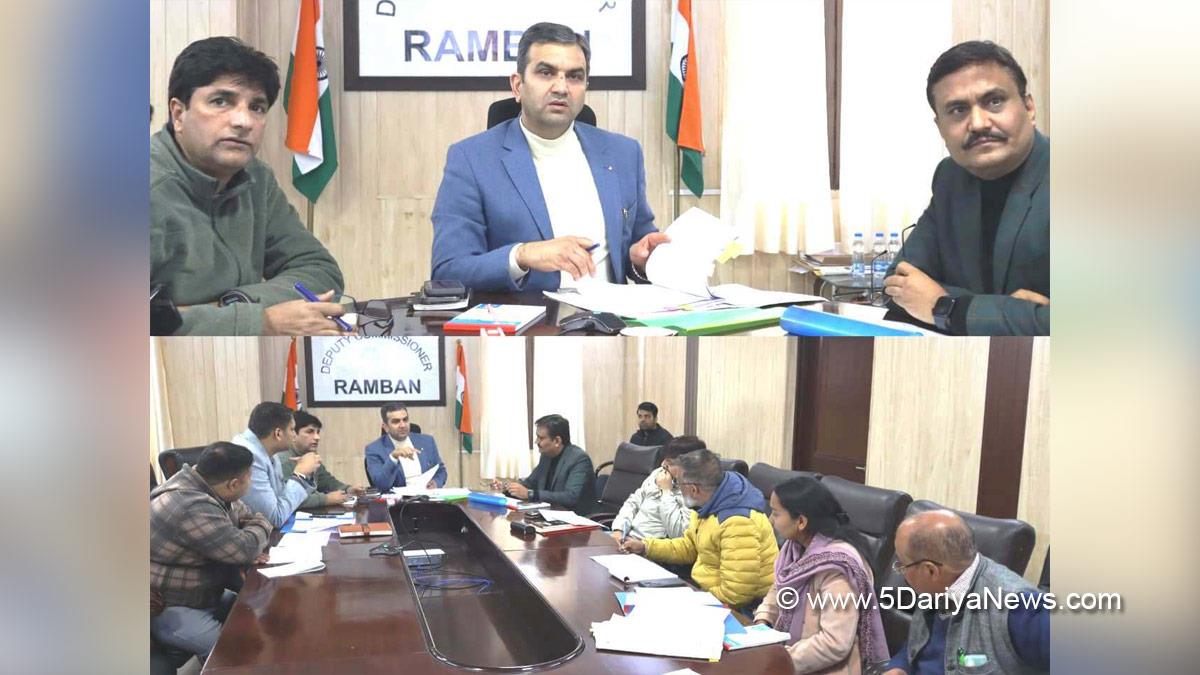 Mohammad Alyas Khan, Ramban, Deputy Commissioner Ramban, Kashmir, Jammu And Kashmir, Jammu, District Administration Ramban, Building Operations Controlling Authority, BOCA, Patnitop Development Authority, PDA