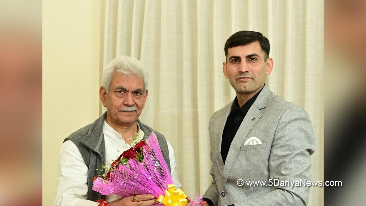 Manoj Sinha, Lieutenant Governor JK, Raj Bhavan, Jammu, Srinagar, Kashmir, Jammu And Kashmir, Anuj Vaid