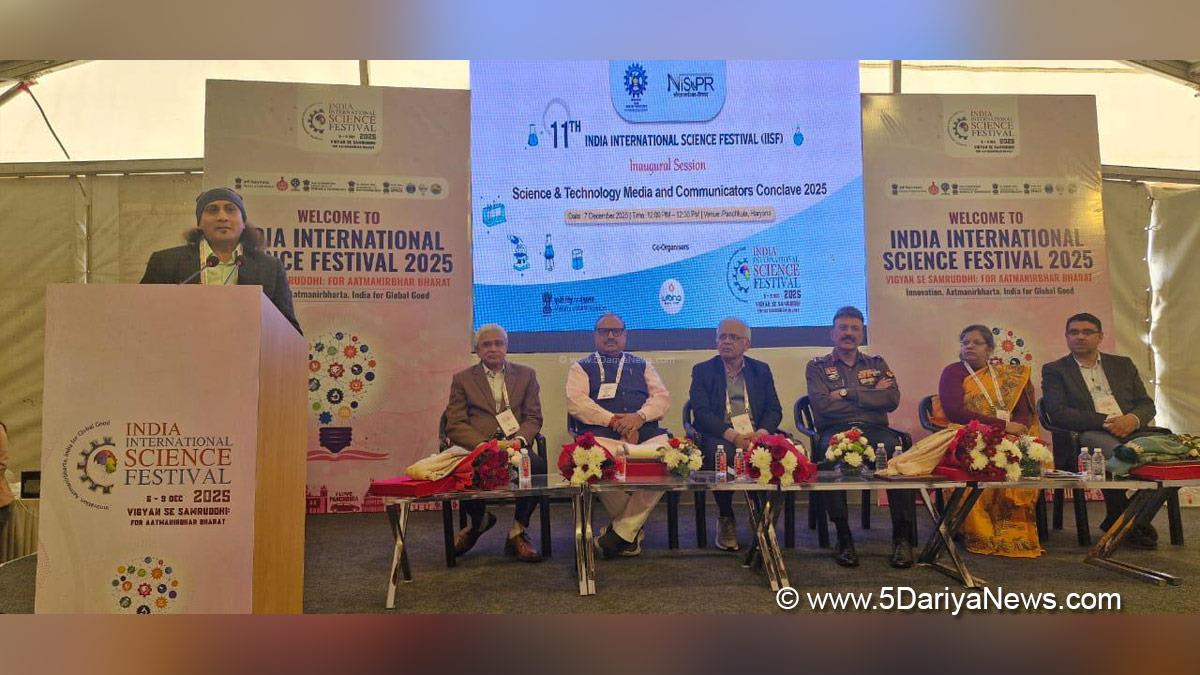 India International Science Festival, IISF 2025, Communicators Conclave 2025, Panchkula, Haryana