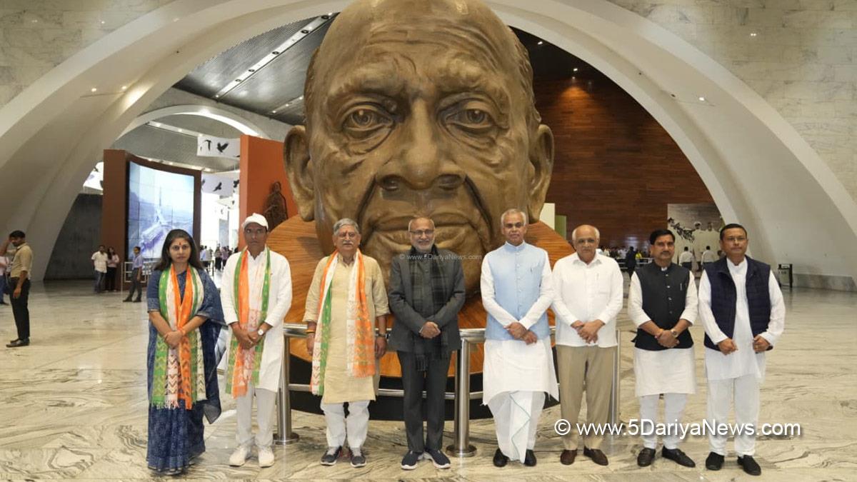 CP Radhakrishnan, Chandrapuram Ponnusami Radhakrishnan, Vice President of India, BJP, Bharatiya Janata Party, Bhupendra Patel, Chief Minister of Gujarat, Rajiv Ranjan Singh, Mansukh Mandaviya, Dr Mansukh Mandaviya, Raksha Khadse, Raksha Nikhil Khadse, Tokhan Sahu