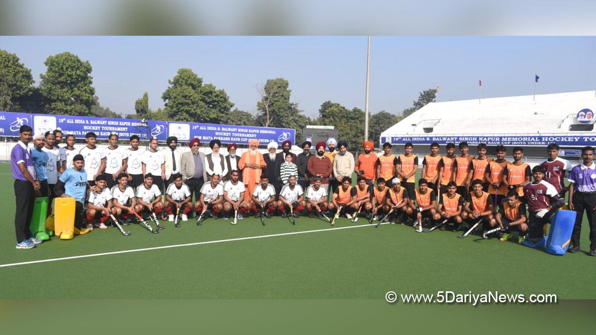 Sant Balbir Singh Seechewal, AAP, Aam Aadmi Party, Aam Aadmi Party Punjab, AAP Punjab, Jalandhar, 19th Balwant Singh Kapoor Memorial Hockey Tournament 