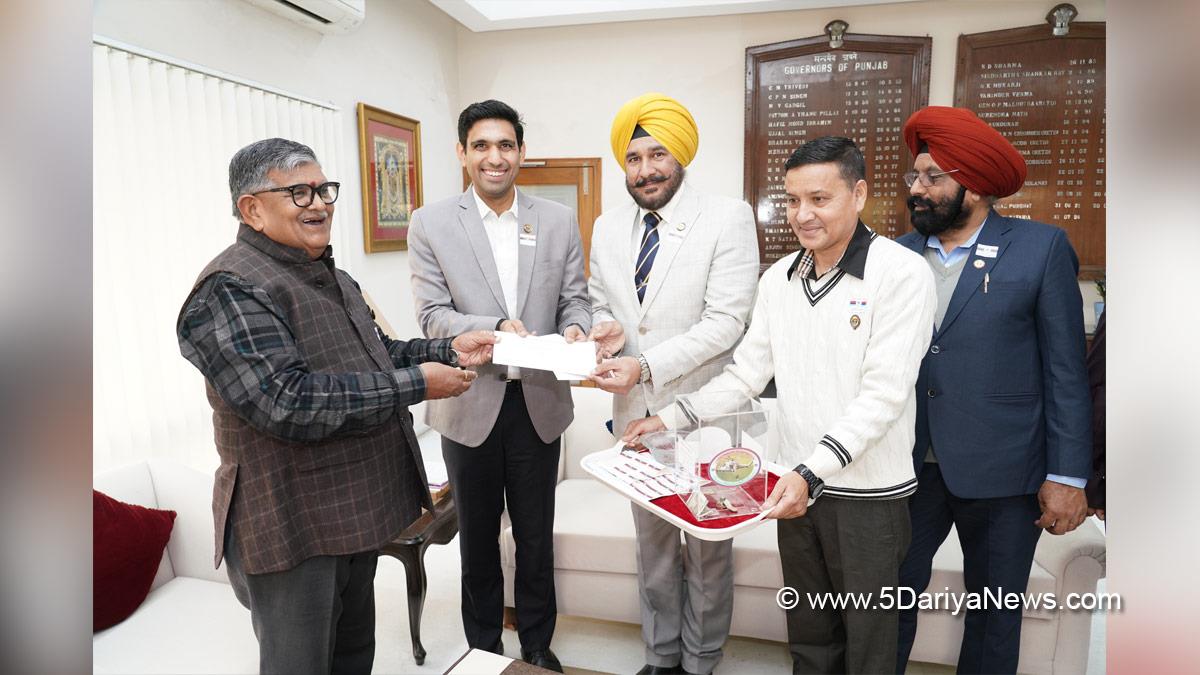 Gulab Chand Kataria, Governor of Punjab, Punjab Governor, Punjab Raj Bhavan, Nishant Kumar Yadav, Armed Forces Flag Day, 77th Armed Forces Flag Day