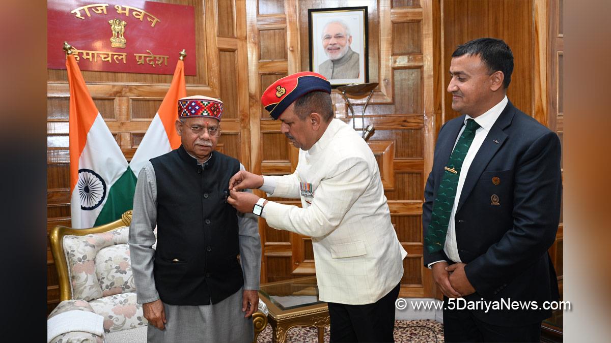 Shiv Pratap Shukla, Himachal Pradesh, Himachal, Bharatiya Janata Party, BJP, BJP Himachal, Shimla, Raj Bhawan, Armed Forces Flag Day