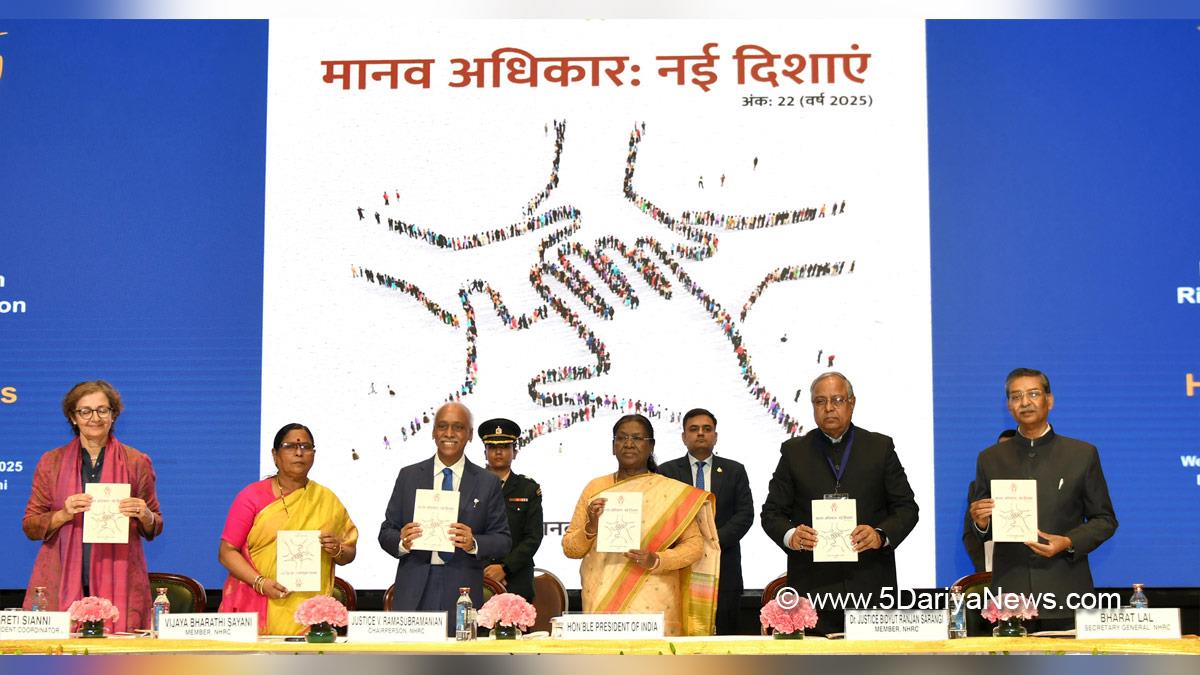 Droupadi Murmu, President of India, President, Indian President, Rashtrapati, National Human Rights Commission