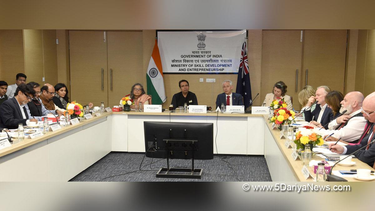 Jayant Chaudhary, Ministry of Skill Development and Entrepreneurship, MSDE, BJP, Bharatiya Janata Party, Australia India Education and Skills Council, AIESC