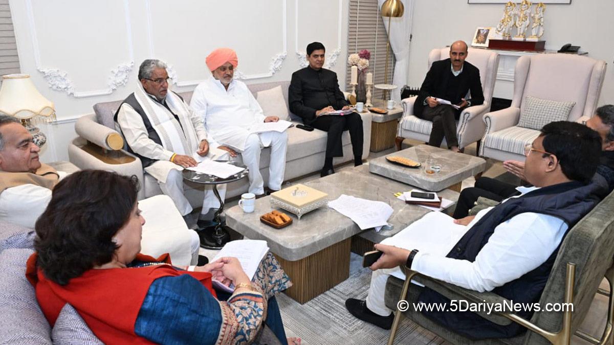 Krishan Lal Panwar, Haryana, Bharatiya Janata Party, BJP, BJP Haryana, Mahipal Dhanda, Vipul Goel, Shyam Singh Rana, Anurag Rastogi, Chief Secretary Haryana, Dr Sumita Misra, Dr Saket Kumar