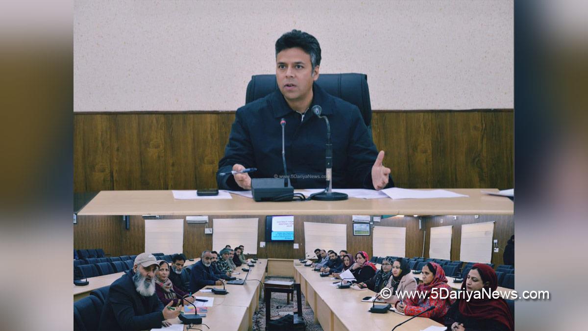 Dr Bilal Mohi Ud Din Bhat, Budgam, Deputy Commissioner Budgam, DC Budgam, Kashmir, Jammu And Kashmir, Jammu, District Administration Budgam, District Task Force, Pulse Polio Immunization Drive 2025