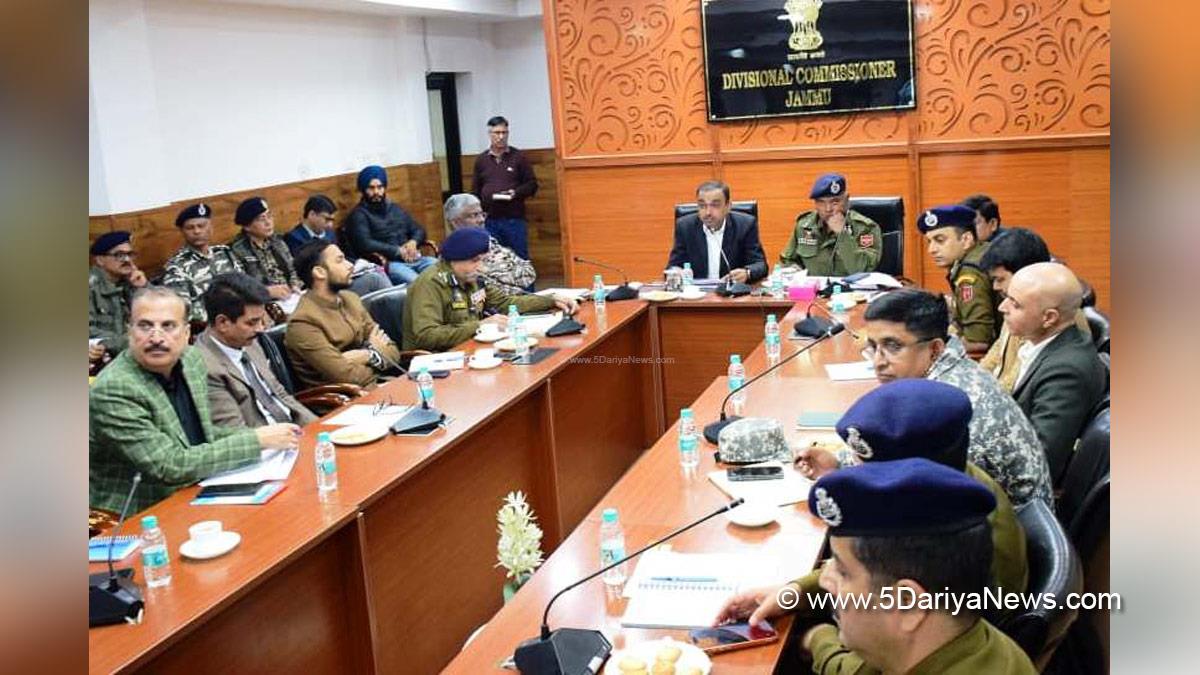 Ramesh Kumar, Jammu, DDC Jammu, Divisional Commissioner Jammu, Kashmir, Jammu And Kashmir, District Administration Jammu, Bhim Sen Tuti, IGP Jammu